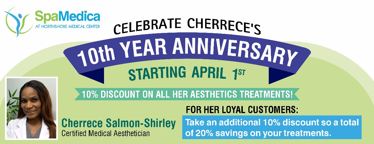 cherrece's 10th anniversary starting form 1 April